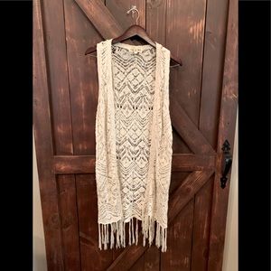 Boho sweater vest